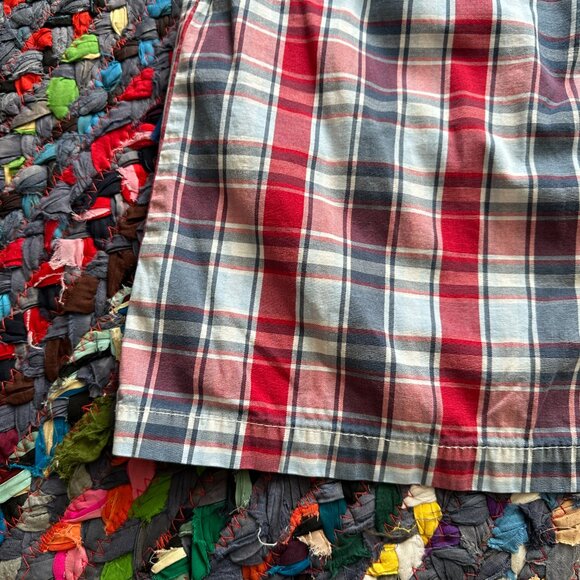 Croft & Barrow Red Blue Plaid Skort Women's Size 12 Stretch Preppy Y2K Americana - Picture 6 of 16